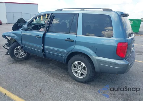 2005 Honda Pilot Ex из США, поврежденный, VIN 2HKYF18475H517076
